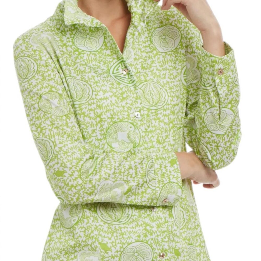 Patty Kim Elizabeth Tunic Blouse, Size Large